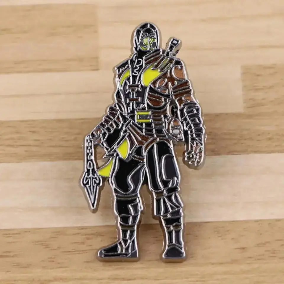 Pins De Scorpion / Mortal Kombat / Broches Metálicos (pines) 6