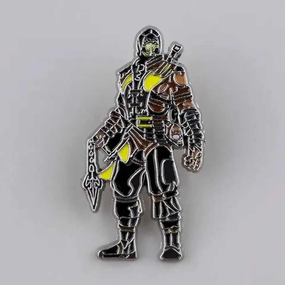 Pins De Scorpion / Mortal Kombat / Broches Metálicos (pines) 7