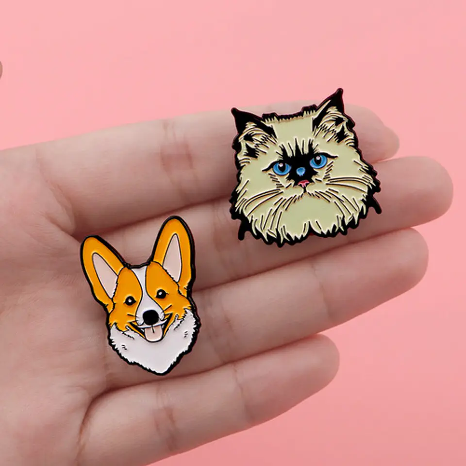 Pins De Gatos / Gatitos Kawaii / Broches Metálicos (pines) 18