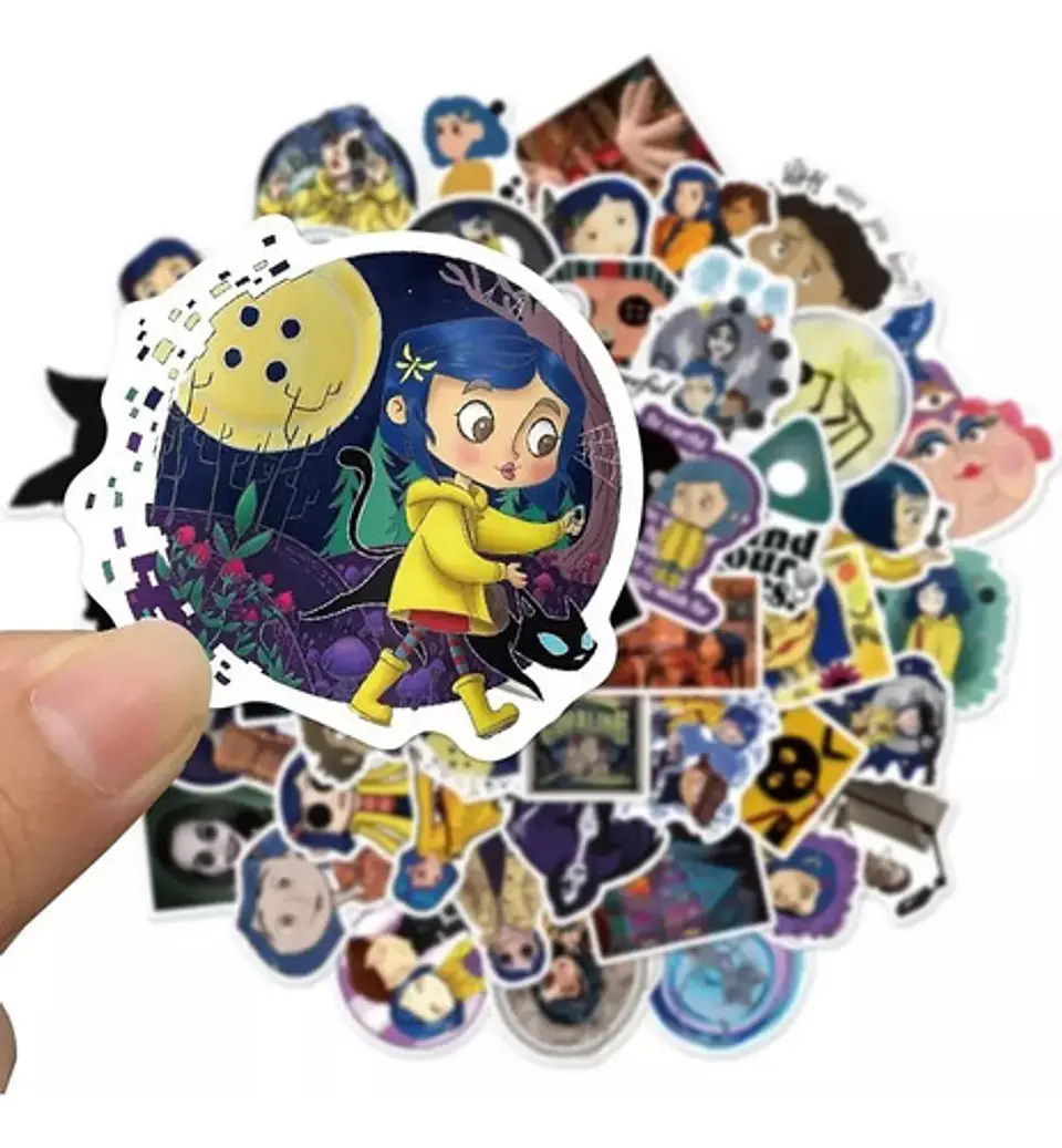 Coraline - Set De 50 Stickers / Calcomanias / Pegatinas 4