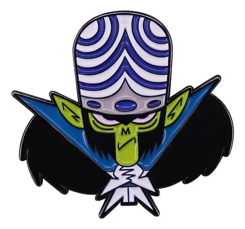 Pins Mojo Jojo / Chicas Superpoderosas / Broches Metálicos