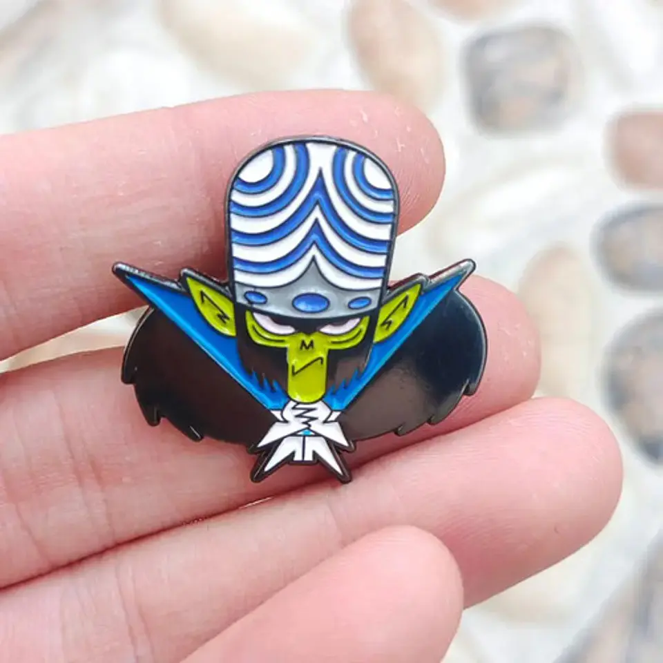 Pins Mojo Jojo / Chicas Superpoderosas / Broches Metálicos 4