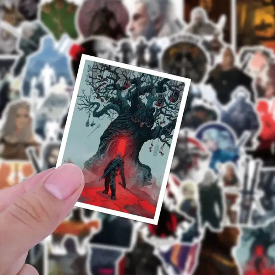 The Witcher - Set De 50 Stickers / Calcomanias / Pegatinas 4