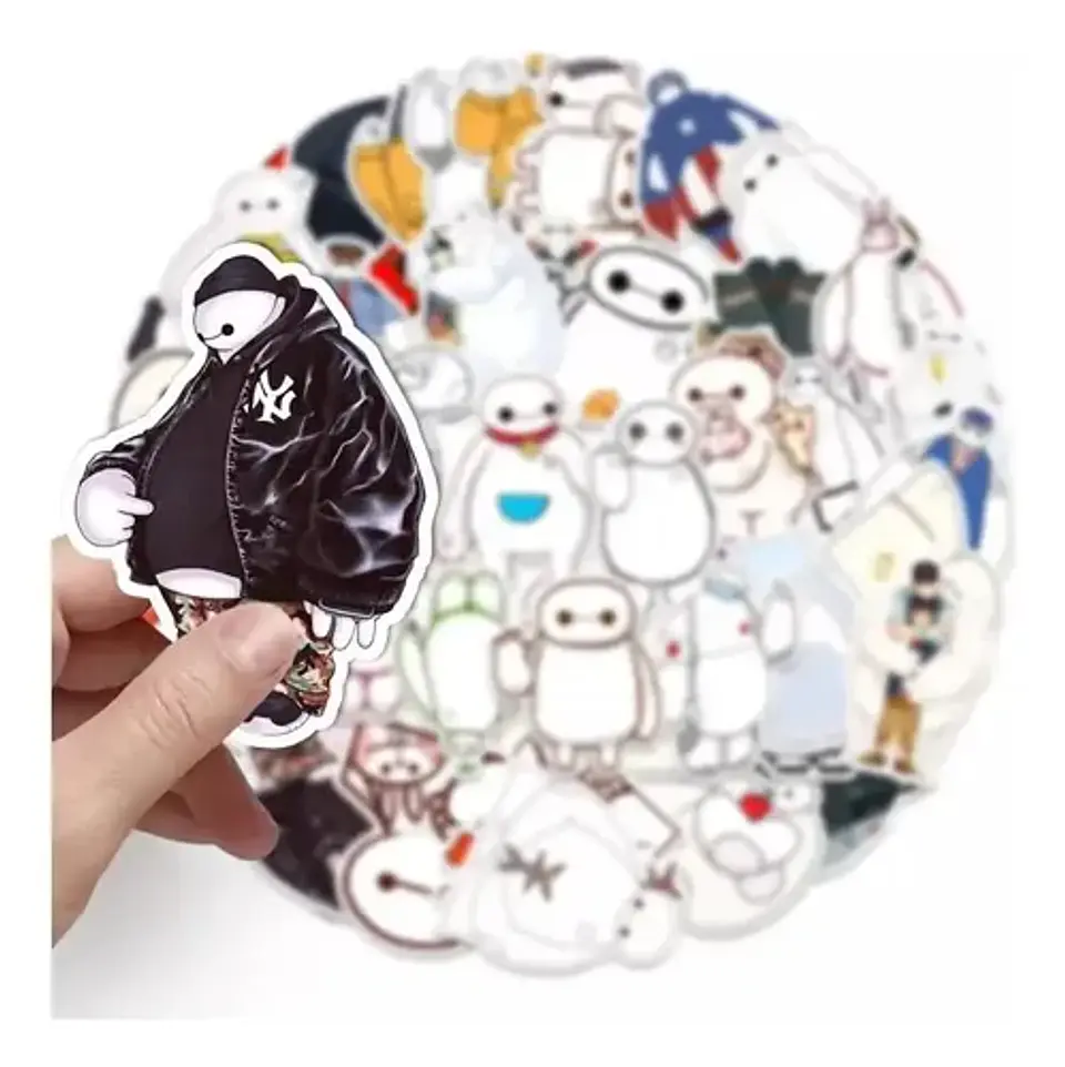 ¡baymax! - Set De 50 Stickers / Calcomanias / Pegatinas 2