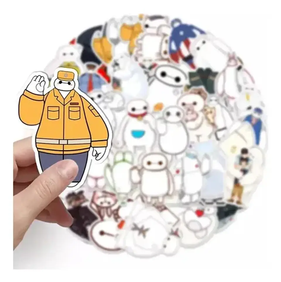 ¡baymax! - Set De 50 Stickers / Calcomanias / Pegatinas 3