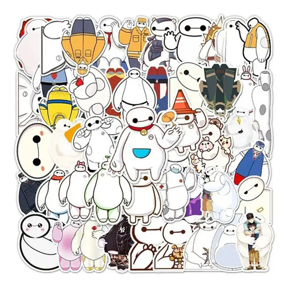 ¡baymax! - Set De 50 Stickers / Calcomanias / Pegatinas 4