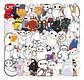 ¡baymax! - Set De 50 Stickers / Calcomanias / Pegatinas - Miniatura 5