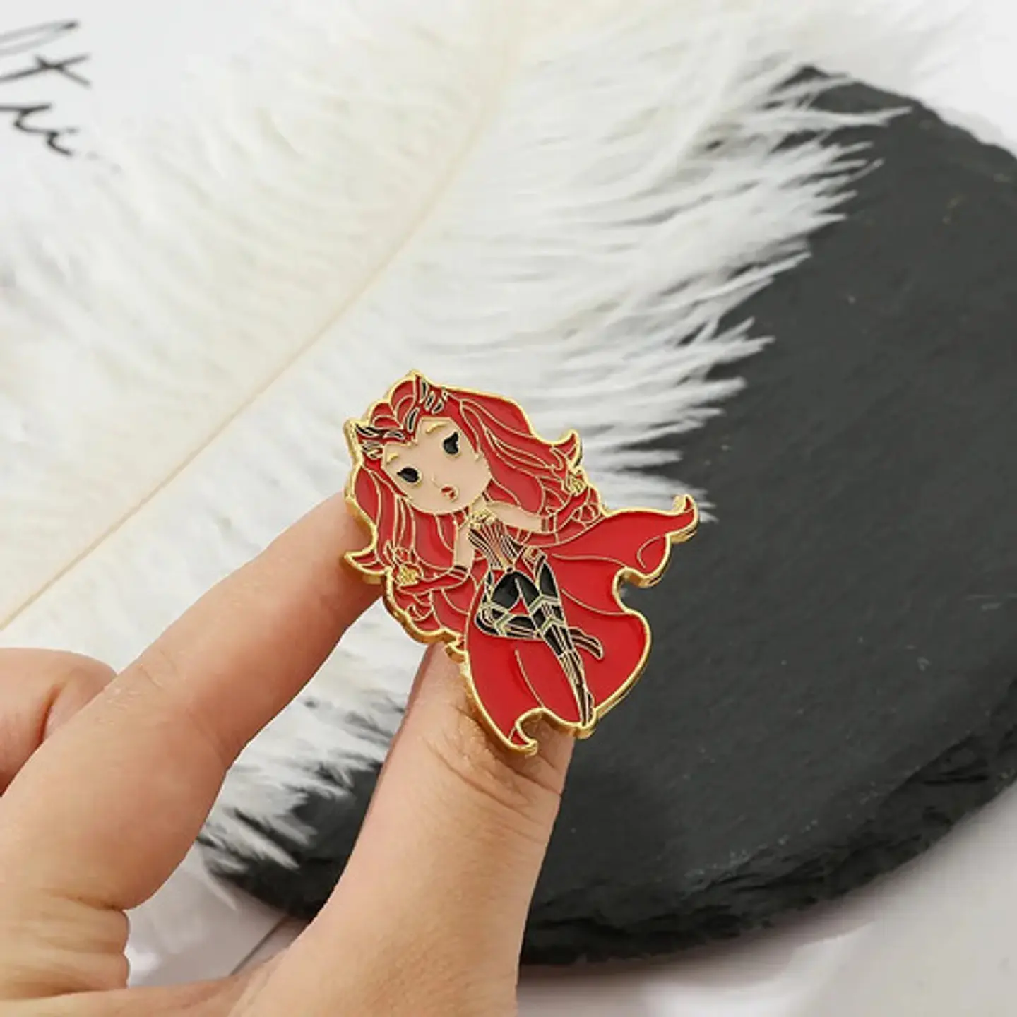 Pins De Scarlet Witch / Marvel / Broches Metálicos (pines) 3