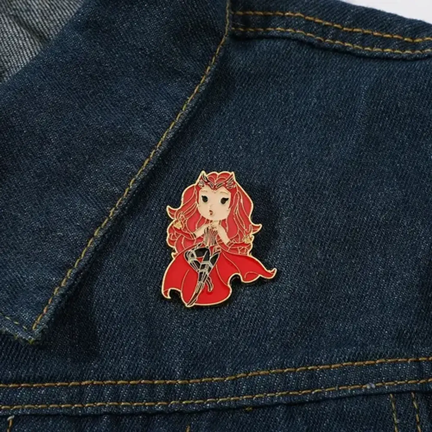 Pins De Scarlet Witch / Marvel / Broches Metálicos (pines) 4