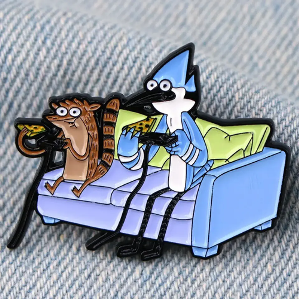Pins De Mordecai / Un Show Más / Broches Metálicos (pines) 4