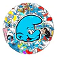 Los Pitufos - Set De 50 Stickers / Calcomanias / Pegatinas - Miniatura 3