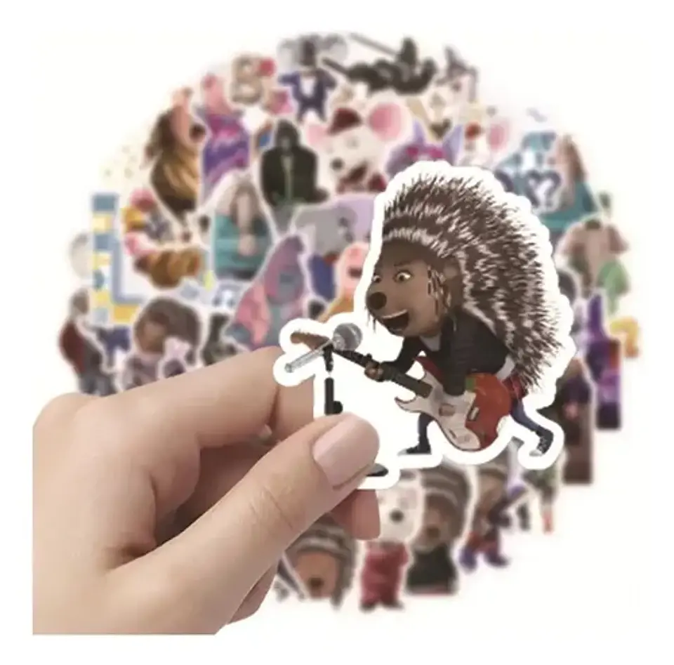 Sing - Set De 50 Stickers / Calcomanias / Pegatinas 3