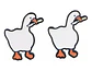 Aros Aretes Pendientes Pato Malo Kawaii / Acero Quirúrgico - Miniatura 3