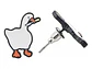 Aros Aretes Pendientes Pato Malo Kawaii / Acero Quirúrgico - Miniatura 4