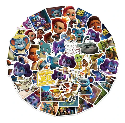 Star Wars: Jovenes Jedi - Set De 50 Stickers / Pegatinas