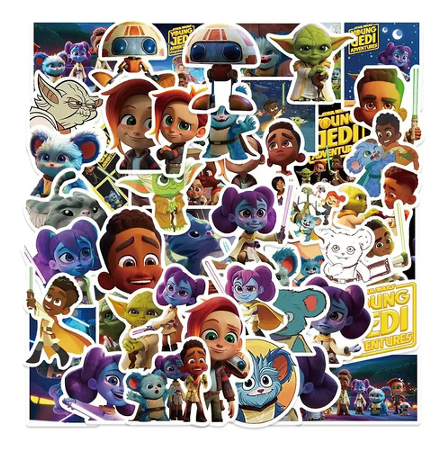 Star Wars: Jovenes Jedi - Set De 50 Stickers / Pegatinas 4
