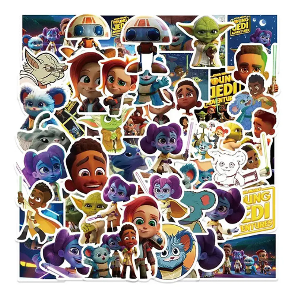 Star Wars: Jovenes Jedi - Set De 50 Stickers / Pegatinas 4