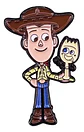 Pins Sheriff Woody / Toy Story / (pines) Broches Metálicos - Miniatura 2