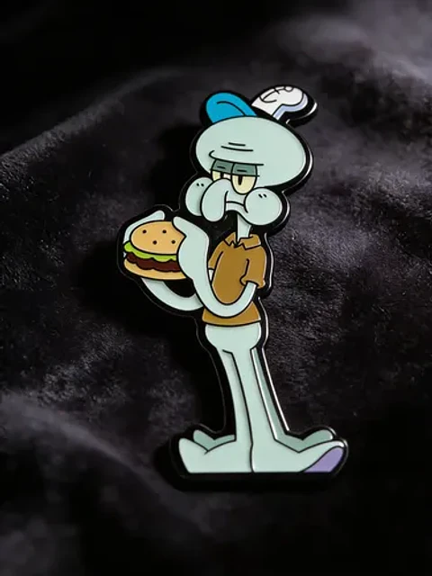 Pins De Calamardo / Bob Esponja / (pines) Broches Metálicos