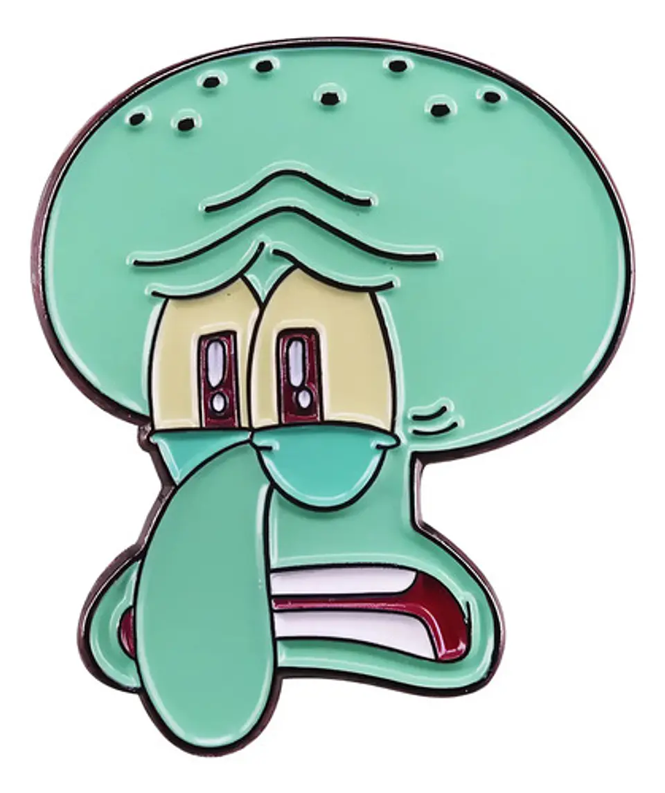 Pins De Calamardo / Bob Esponja / (pines) Broches Metálicos 2