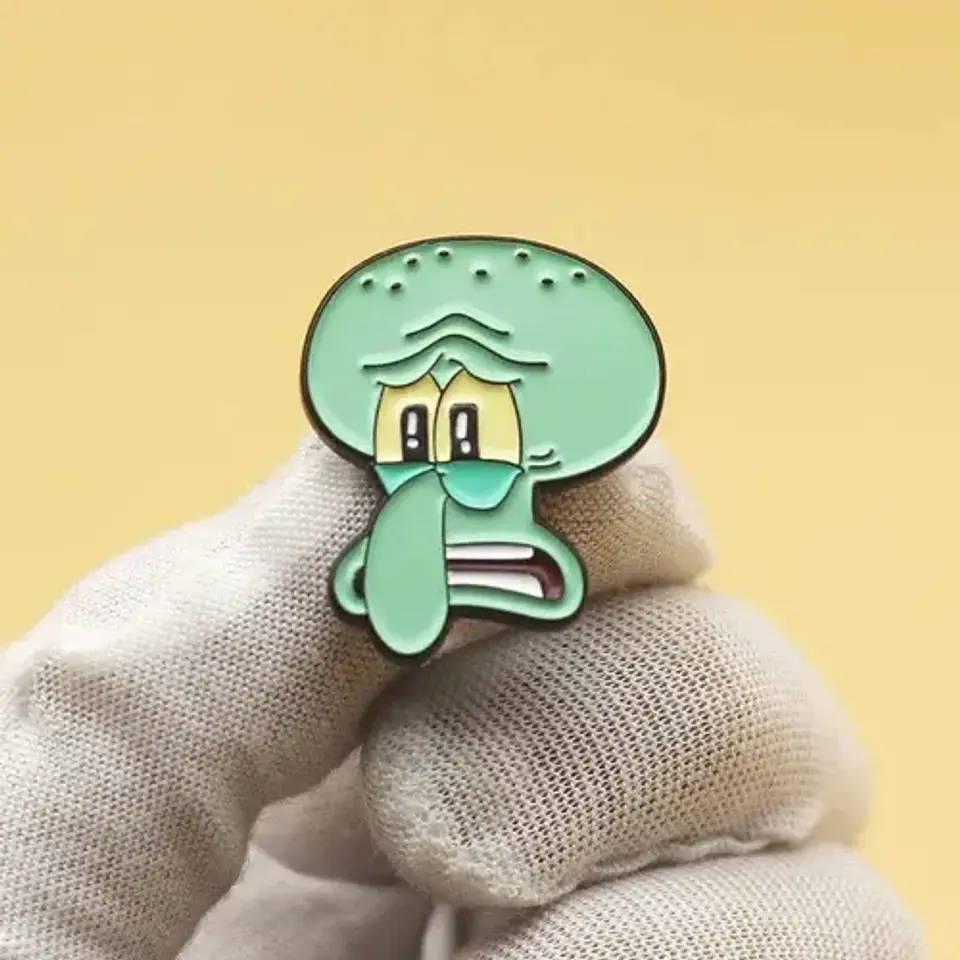 Pins De Calamardo / Bob Esponja / (pines) Broches Metálicos 3