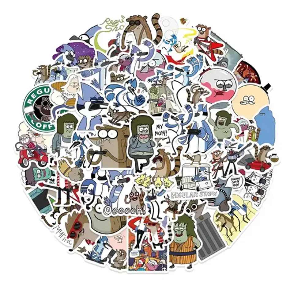 Un Show Más - Set De 50 Stickers / Calcomanías / Pegatinas 1