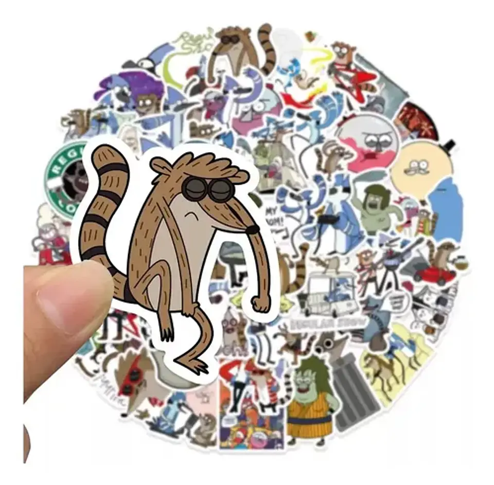 Un Show Más - Set De 50 Stickers / Calcomanías / Pegatinas 3