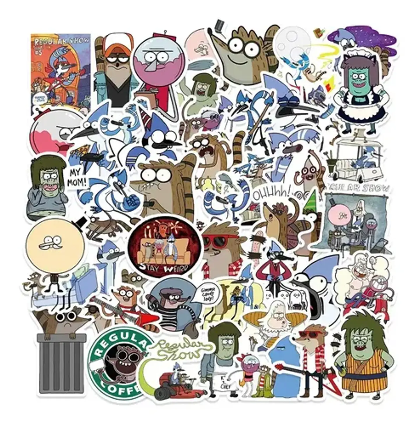 Un Show Más - Set De 50 Stickers / Calcomanías / Pegatinas 4