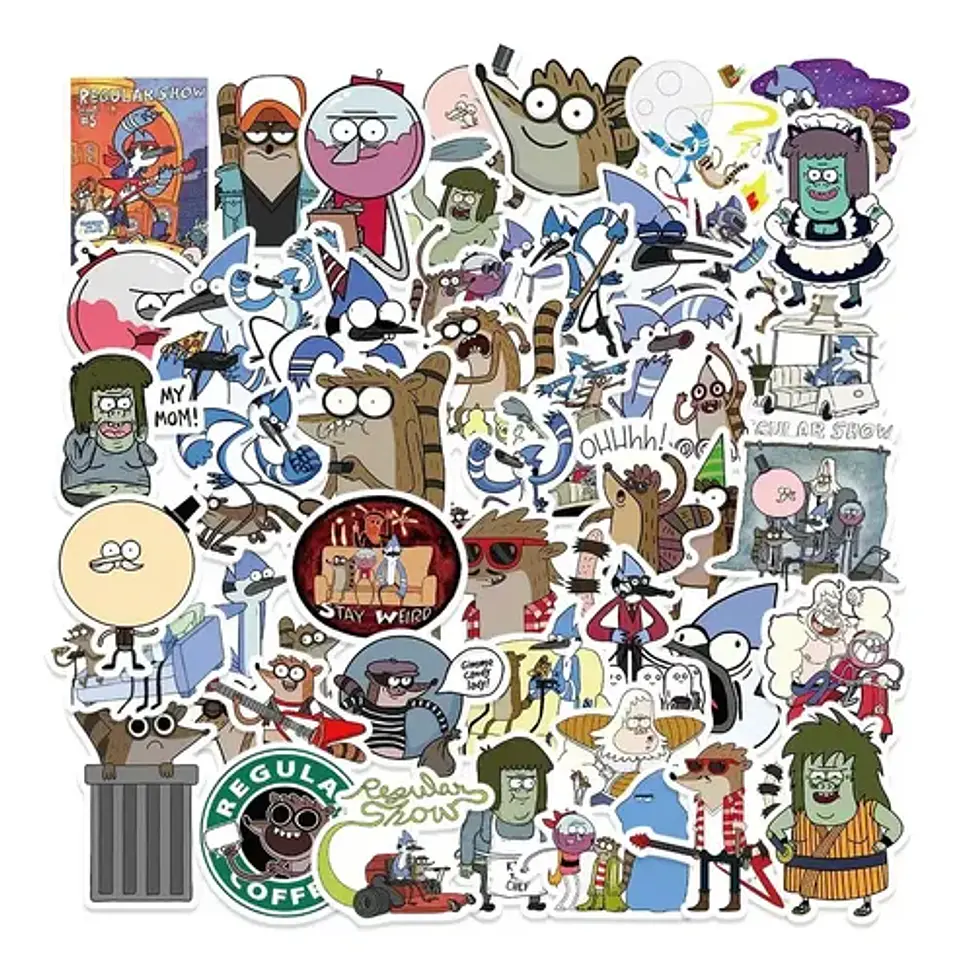 Un Show Más - Set De 50 Stickers / Calcomanías / Pegatinas 4