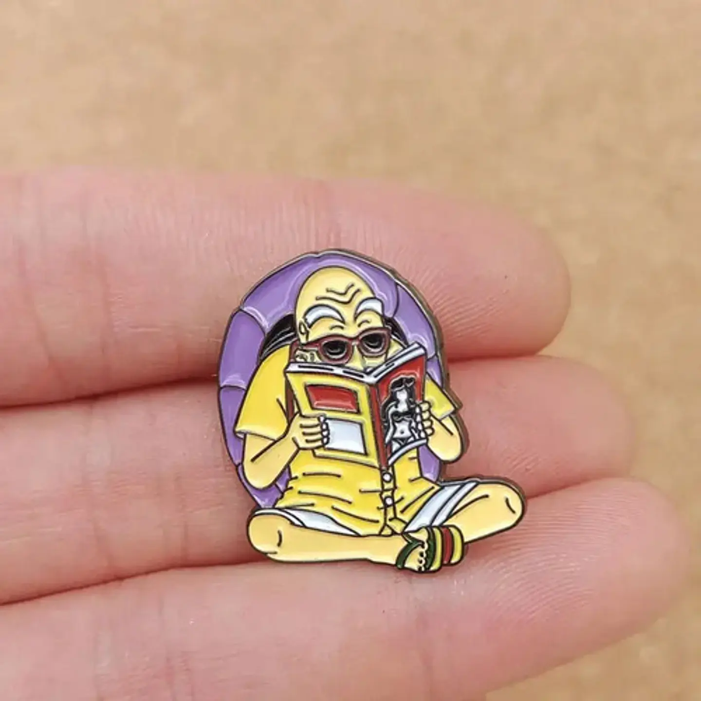 Pins Maestro Roshi / Dragon Ball / (pines) Broches Metálicos 2