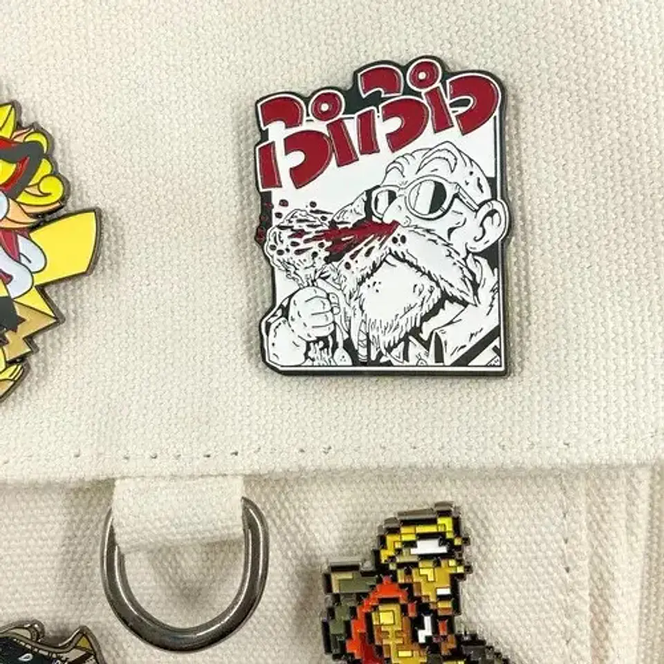 Pins Maestro Roshi / Dragon Ball / (pines) Broches Metálicos 9