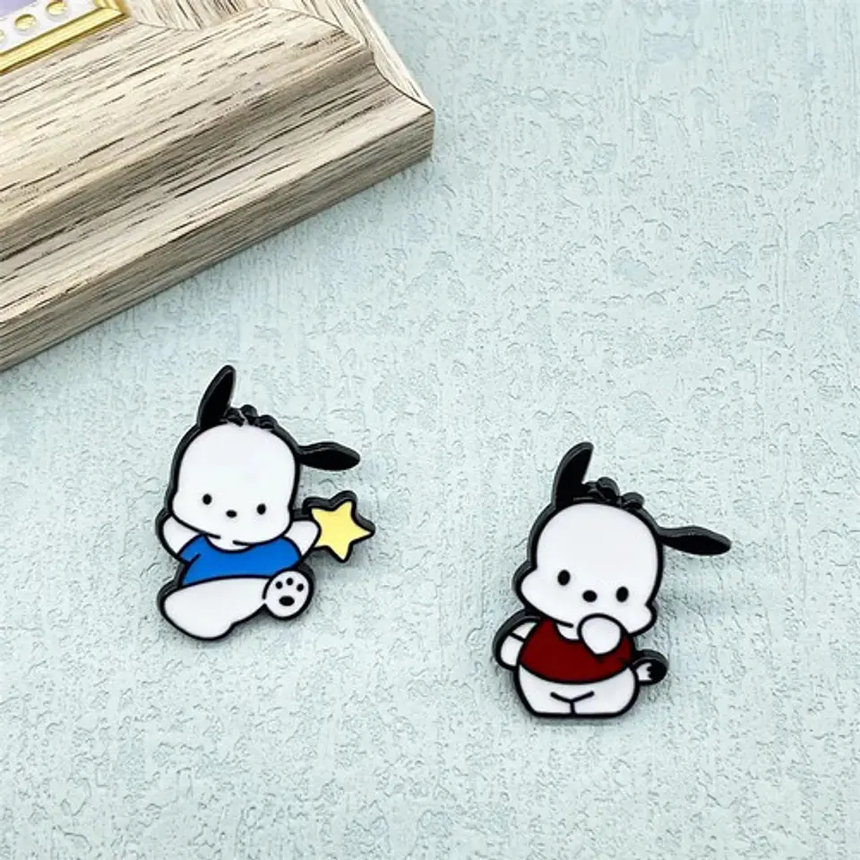 Pins De Pochacco / Hello Kitty / Broches (pines) Metálicos 8