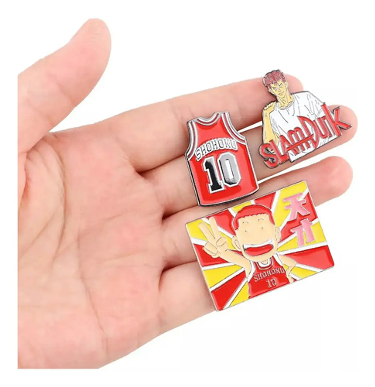 Pins De Hanamichi Sakuragi  / Slam Dunk / Broches Metálicos 2