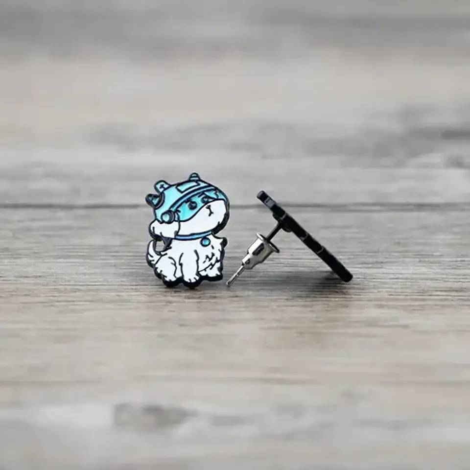 Aros Aretes Pendientes Rick And Morty / Acero Quirúrgico 9