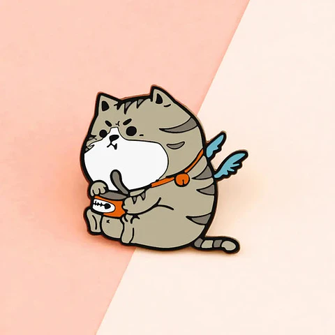 Pins De Gatitos / Gatos Kawaii / Pines Metálicos (broches)