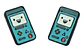 Aros Aretes Pendientes Bmo Adventure Time / Acero Quirúrgico - Miniatura 1