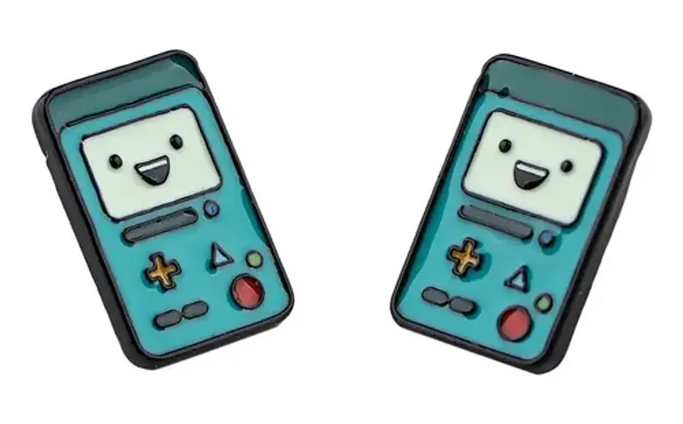 Aros Aretes Pendientes Bmo Adventure Time / Acero Quirúrgico 1
