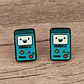 Aros Aretes Pendientes Bmo Adventure Time / Acero Quirúrgico - Miniatura 4