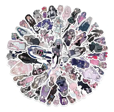 Harajuku Girls - Set 50 Stickers / Calcomanias / Pegatinas