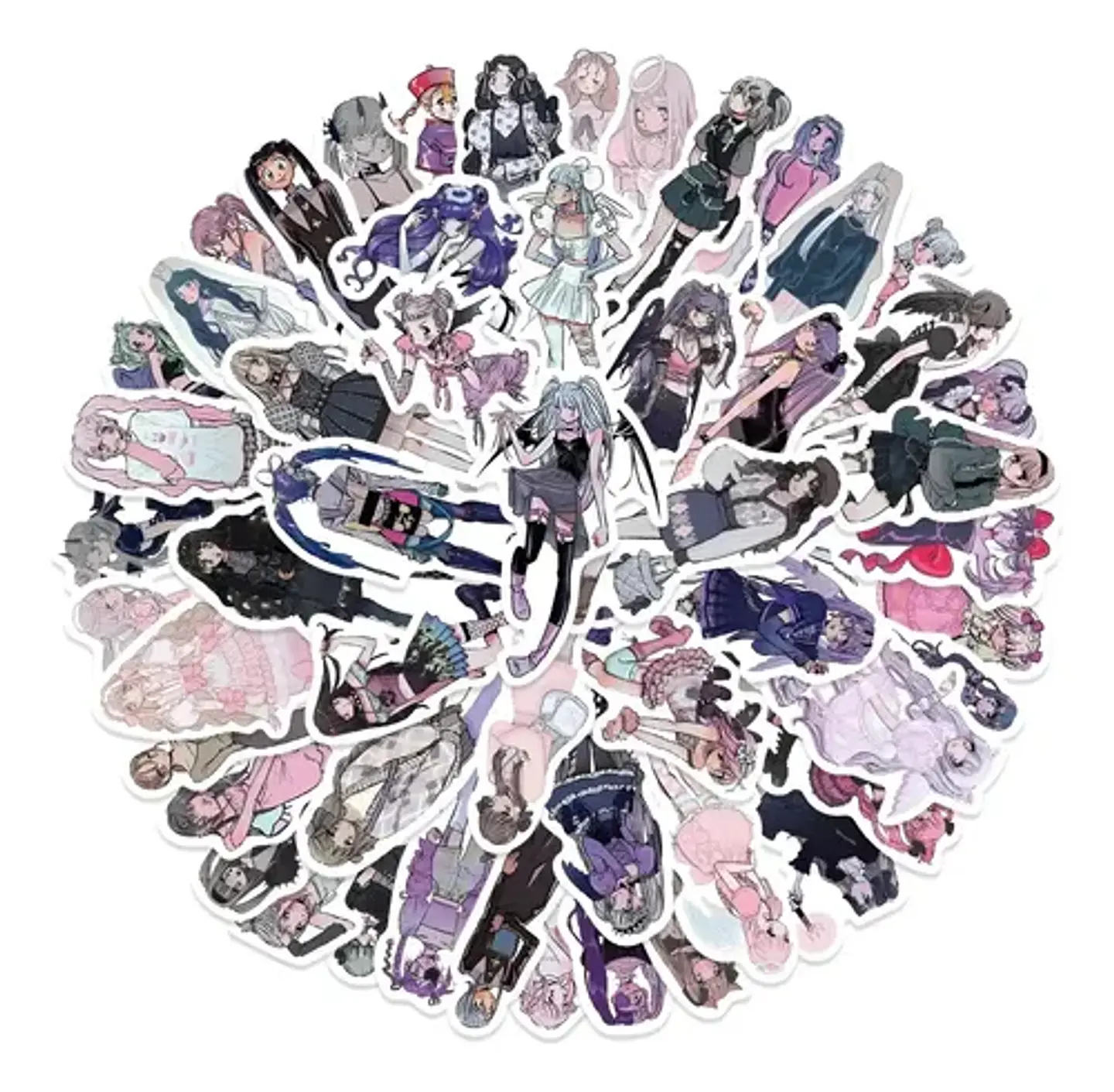 Harajuku Girls - Set 50 Stickers / Calcomanias / Pegatinas 1
