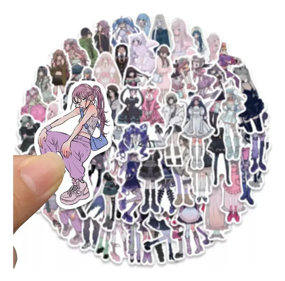 Harajuku Girls - Set 50 Stickers / Calcomanias / Pegatinas 3