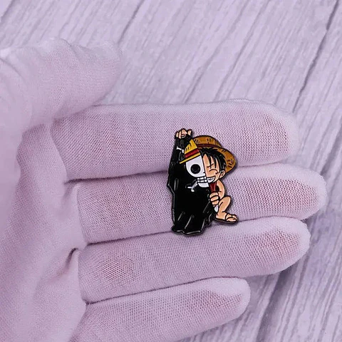 Pins Monkey D. Luffy / One Piece / Broches Metálicos (pines)
