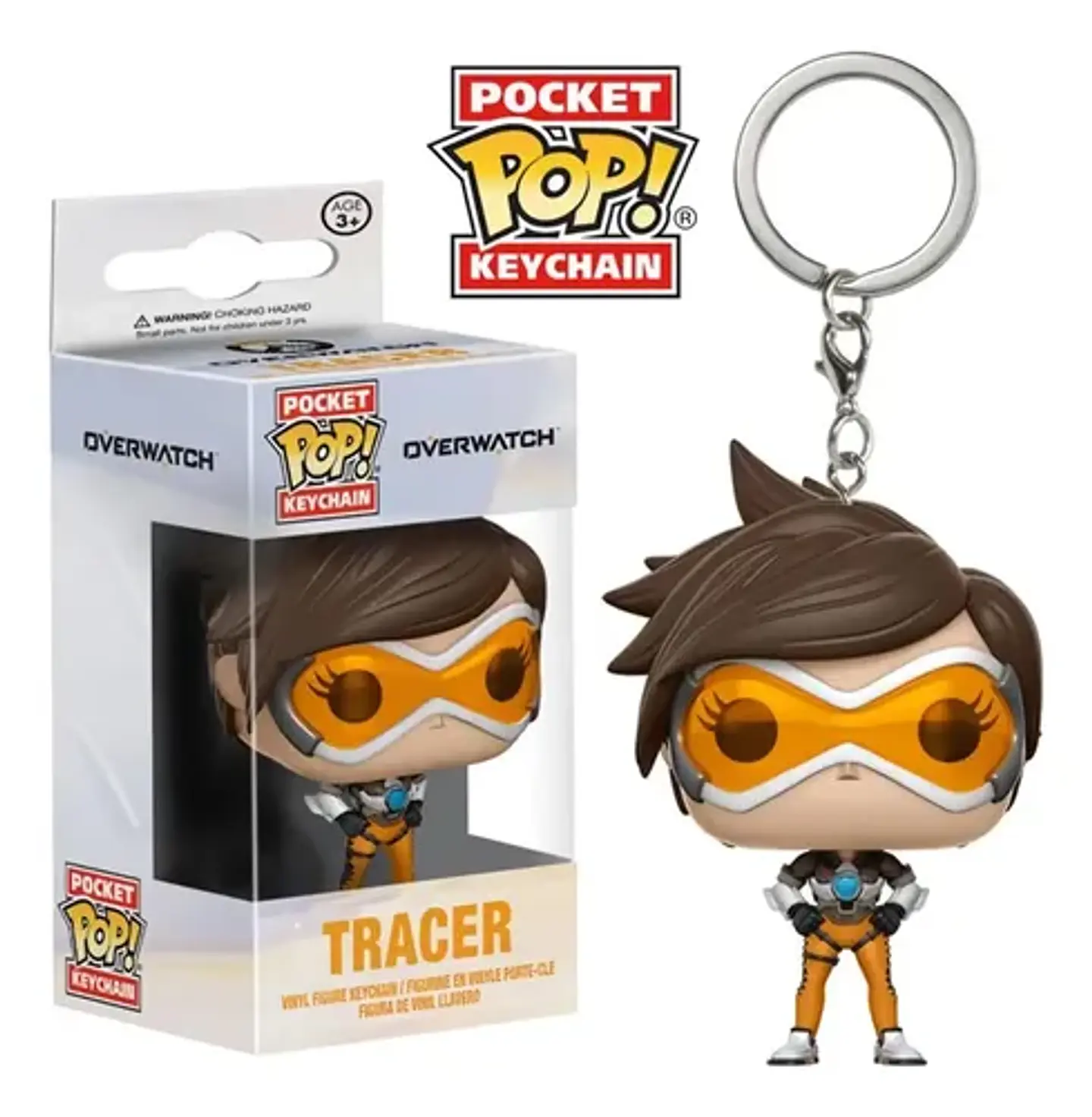 Llavero De Tracer / Overwatch Incluye Caja Funko 3