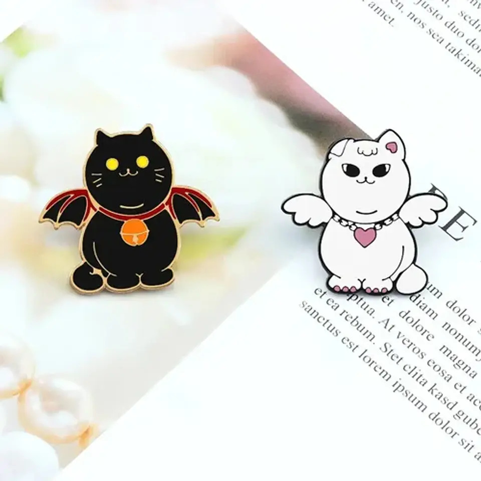 Pins De Gatos Kawaii / Michis / Broches Metálicos (pines) 3