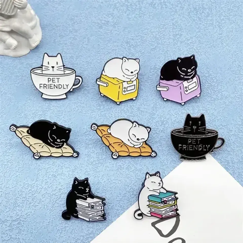 Pins De Gatos Kawaii / Michis / Broches Metálicos (pines) 7