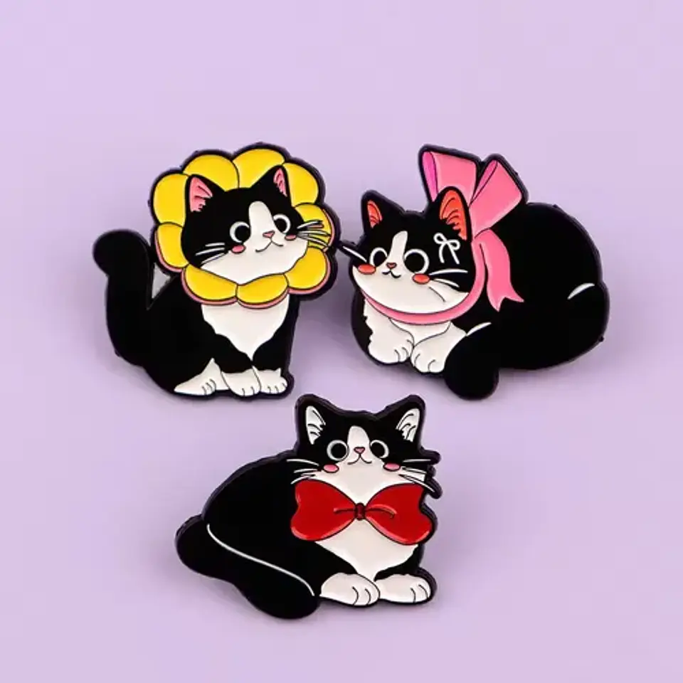 Pins De Gatos Kawaii / Michis / Broches Metálicos (pines) 24