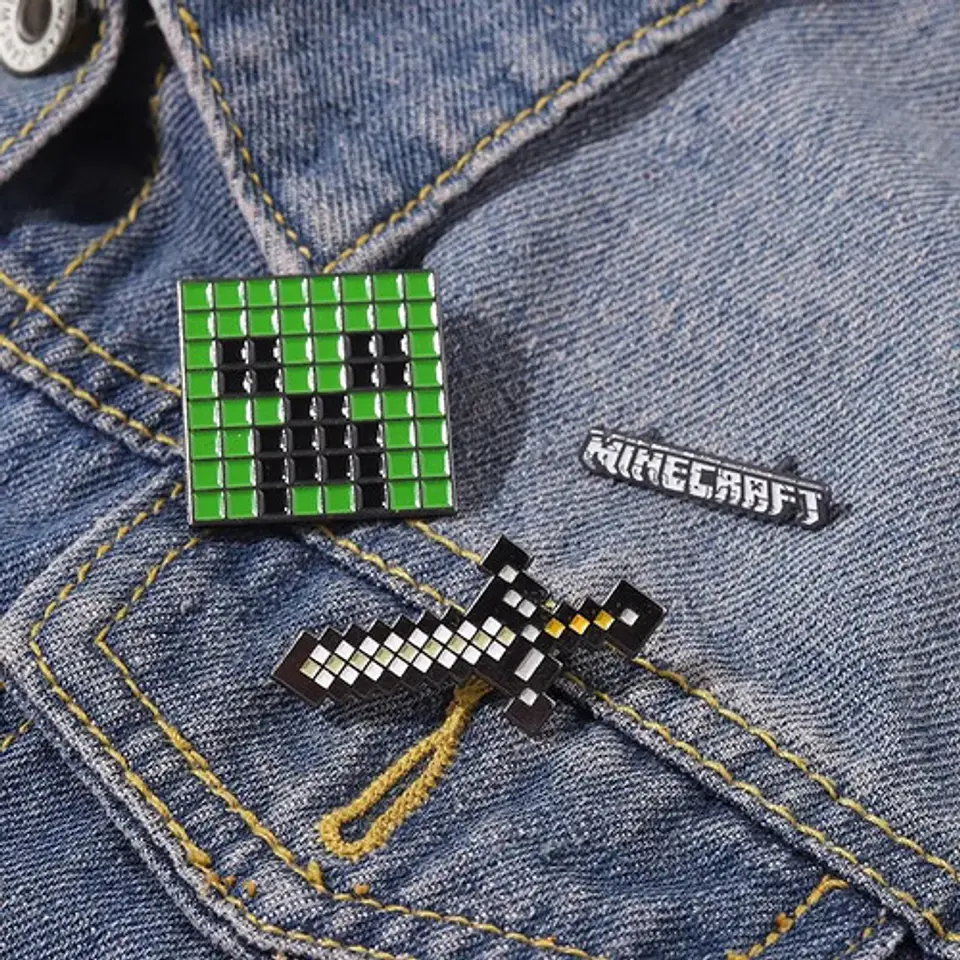 Pins De Minecraft / Minecraft / Broches Metálicos (pines) 16