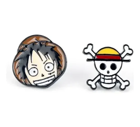 Aros Aretes Pendientes De One Piece / Acero Quirúrgico