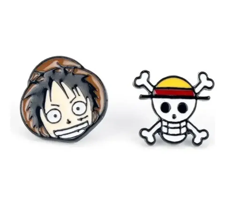 Aros Aretes Pendientes De One Piece / Acero Quirúrgico 1