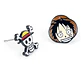 Aros Aretes Pendientes De One Piece / Acero Quirúrgico - Miniatura 3
